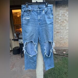 American Eagle Outfitters Relaxed Distressed Jeans